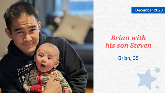 Brian with son Steven