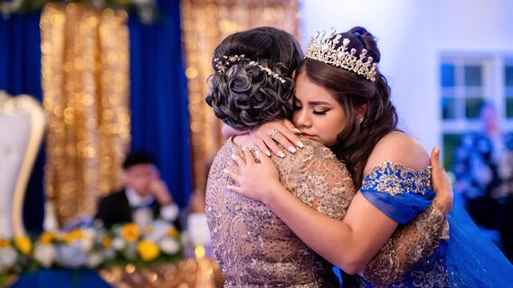 Jacky and mom`