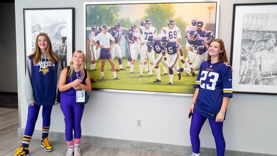 Touring the Minnesota Vikings facilities