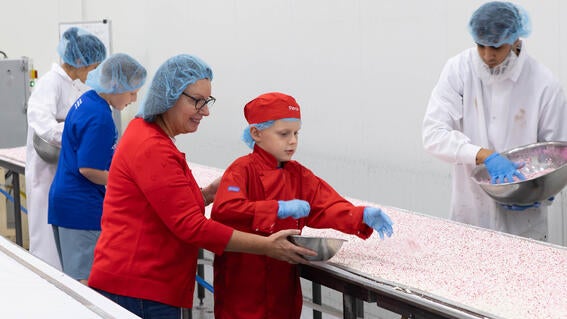 Pierce Creates His Own Candy