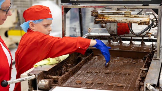 Pierce Creates His Own Candy