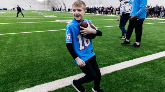Tyler's wish to Meet the Titans