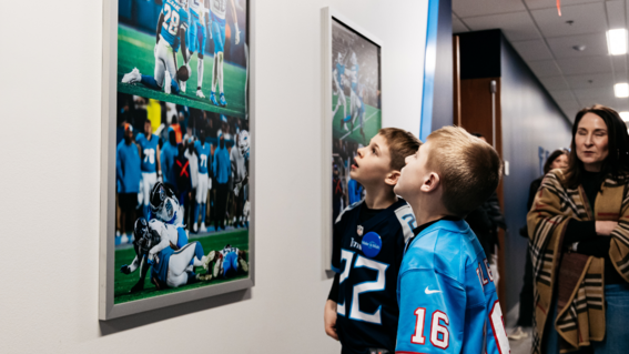 Tyler's wish to Meet the Titans