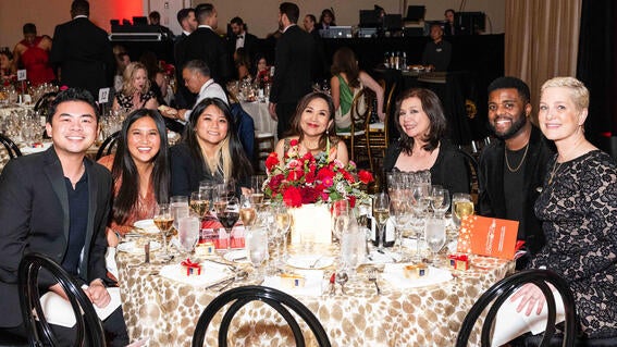 Guests from Capital Group, our Ruby Jubilee Sponsor, at 2024 Evening of Wishes: Birthday Bash. 