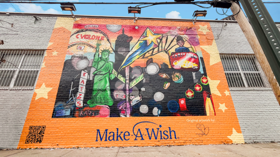 Josie's Mural - New York City is a wish in itself