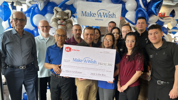 Jack in the Box hosts a $1 Wish Star campaign every March!