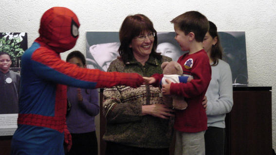 Matthew and Spider-Man