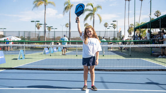 Pickleball for Wishes wish kid