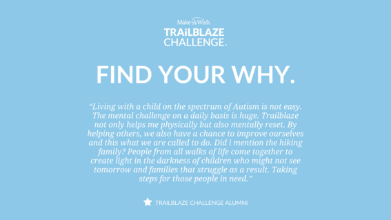 Find Your Why Trailblaze Challenge