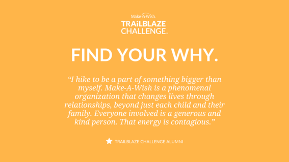 Find Your Why Trailblaze Challenge
