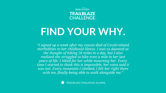 Find Your Why Trailblaze Challenge