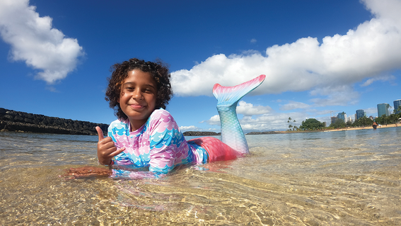Chrischell relaxes at the beach on her wish trip.