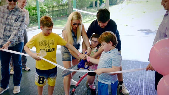 Ribbon cutting