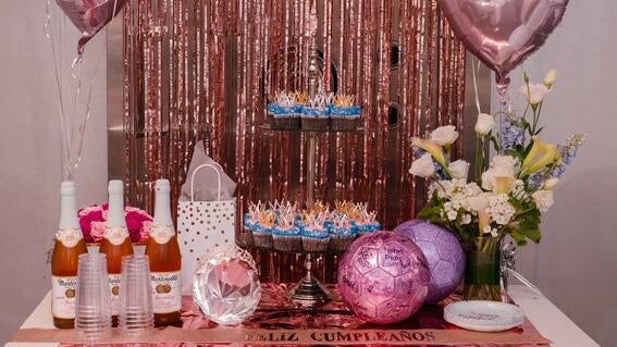 Lupita's prewish celebration at Padis Jewelry.