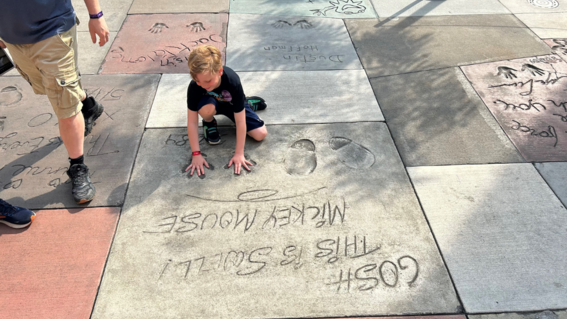 Mickey Handprint