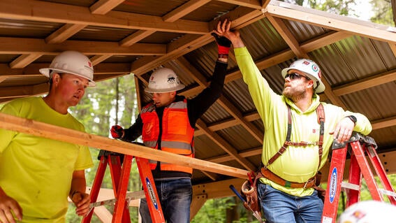 Construction for Cameron's Wish