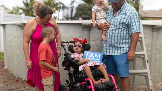 Aubrey Swims For Smiles