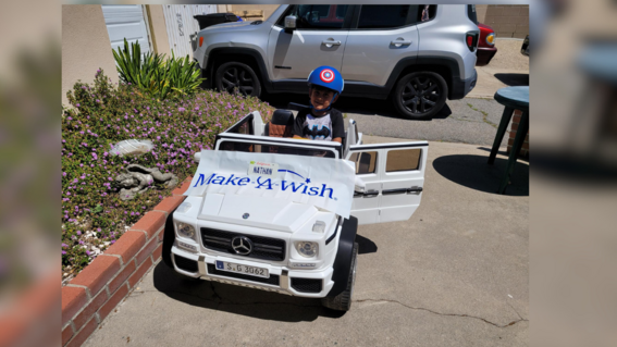 Nathan's Wish to Have a Power Wheels Car