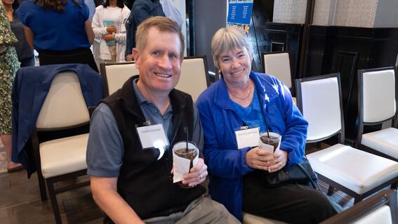 Gordon and Rose Ann Hummel at Wish Insiders South Bay