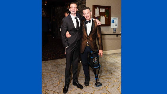 Ben and EJ at the 2024 Evening of Wishes gala