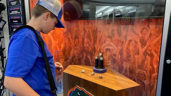 Levi looking at rings