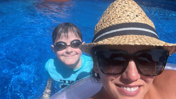 Marcus and Mom Jennifer