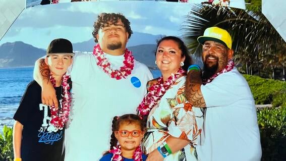 Hazel with Family