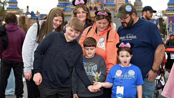 Keleigh and Family Cinderella Castle