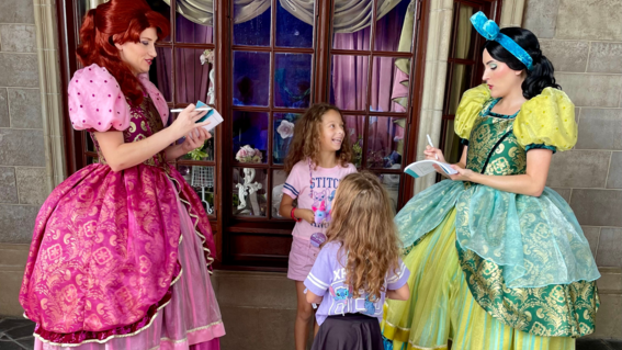 Ava with Step Sisters