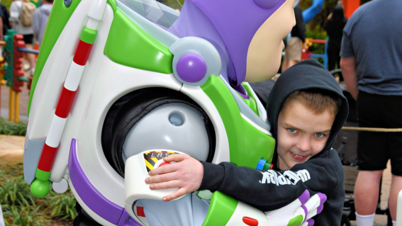 Teagan and Buzz Lightyear