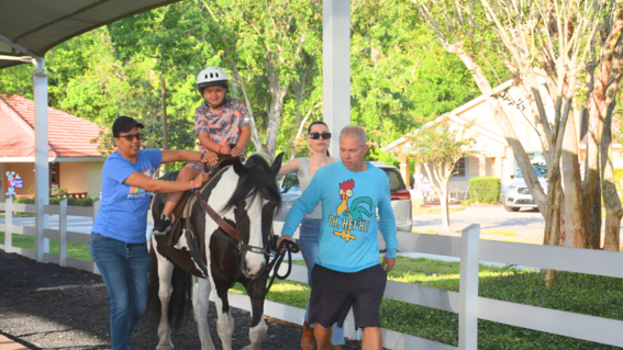 Sebby on Horseback