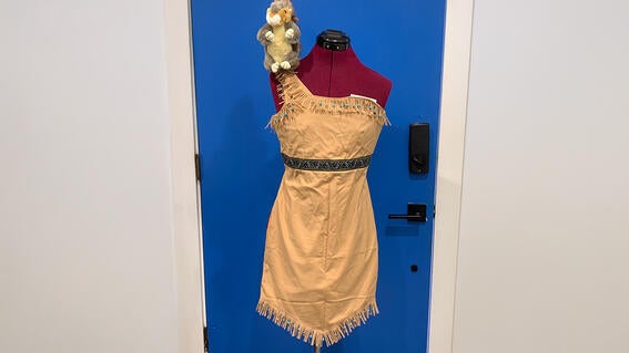 A dress Becky sewed for a wish kid