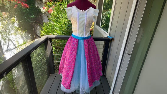 A dress Becky sewed for a wish kid