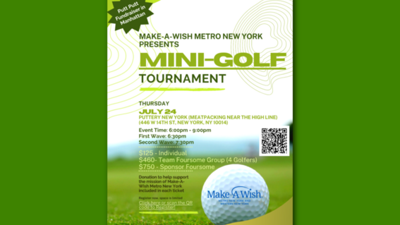 Make-A-Wish Metro New York Mini-Golf Tournament