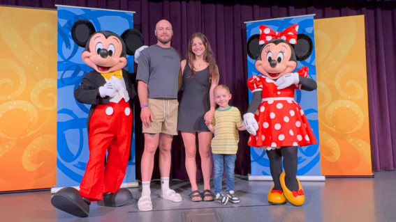 Ben with Mickey & Minnie