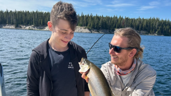Evin fishing