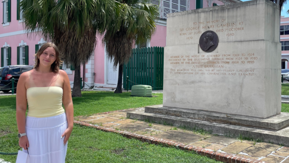 Briana explores Nassau on her wish trip to The Bahamas