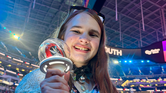 Emily at Concert
