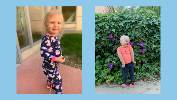 Graysen during her treatment at Kaiser Permanente Santa Clara Medical Center