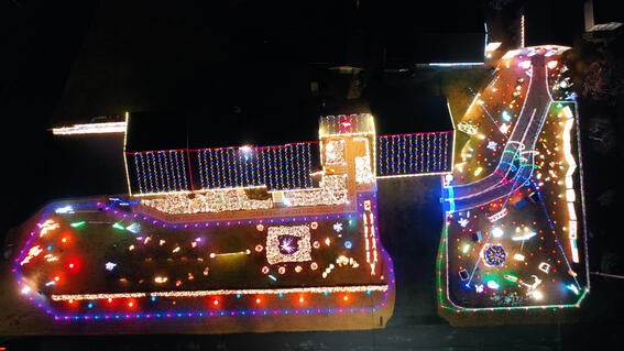 Brockton Christmas House Hosted by the Fabrizio Family