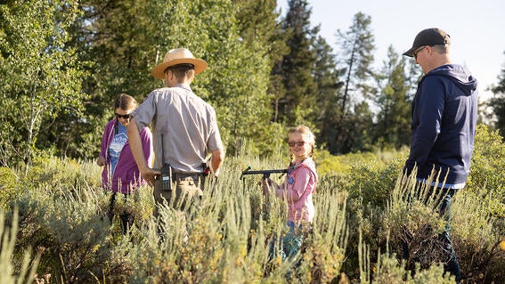 Ranger Sammy goes bear tracking