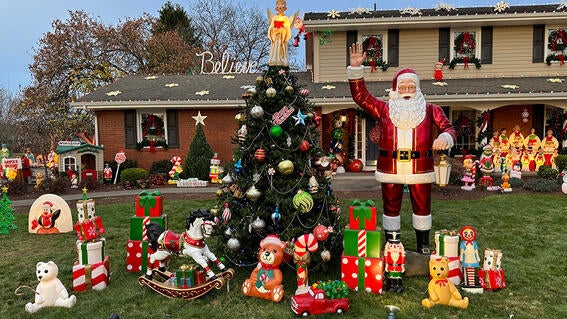 Gacesa Family Holiday Light Display