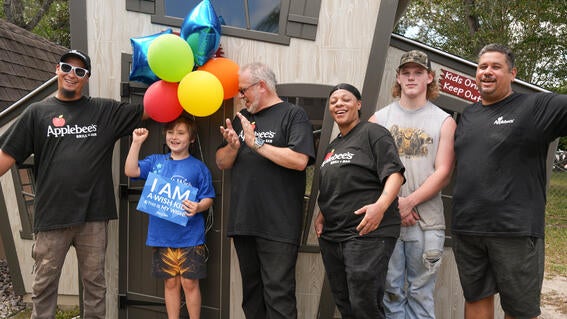 Building Kolton's Playhouse Wish