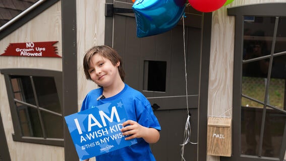 Building Kolton's Playhouse Wish