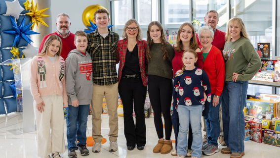 Jack with his family