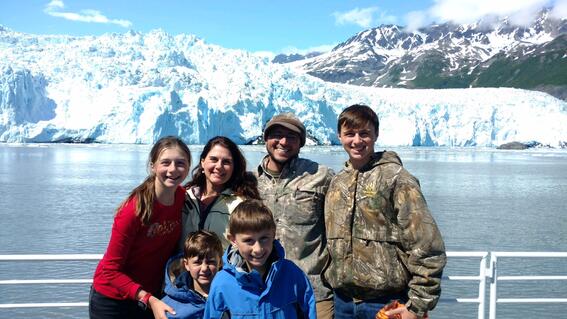 Family at Kenai Fjords Tours
