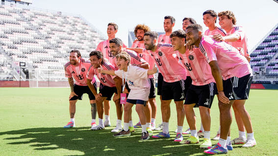 Sammy's Goal to meet Messi