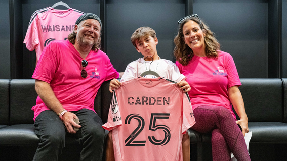 Sammy's Goal to meet Messi