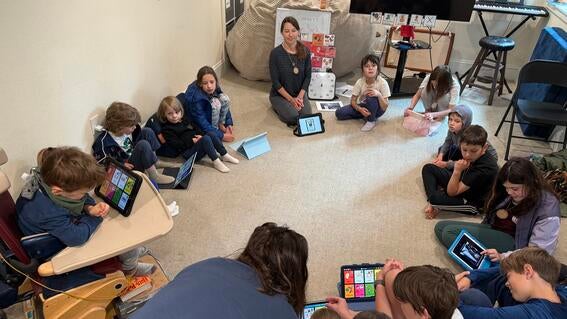 Participants gather at Camp Corbett