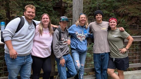 Noah visiting the Redwoods